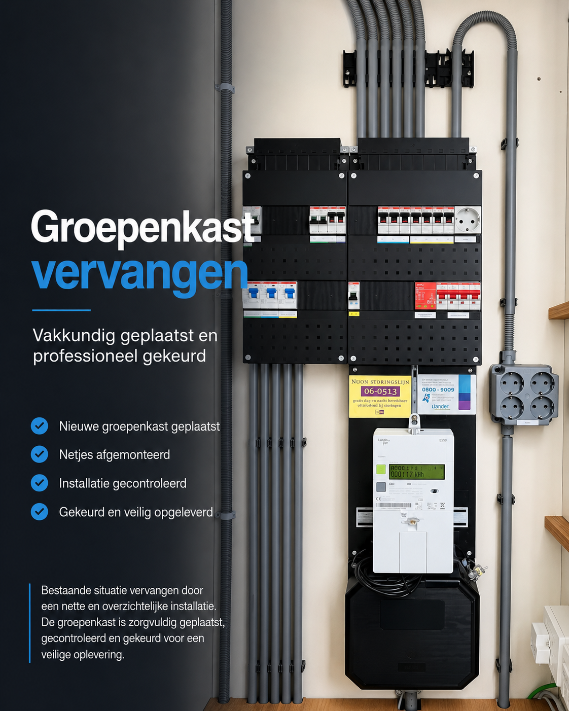 Groepenkast vervangen